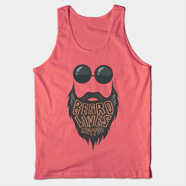 Beard Lives Matter, Hipster, Beard And Mustache. Tank Top by Artified Studio